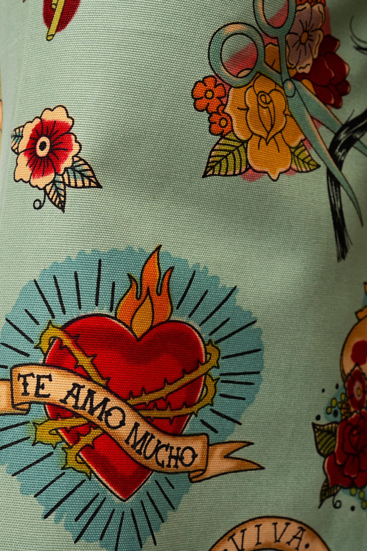 Frida Pants – Si Te Lloro (Blue)