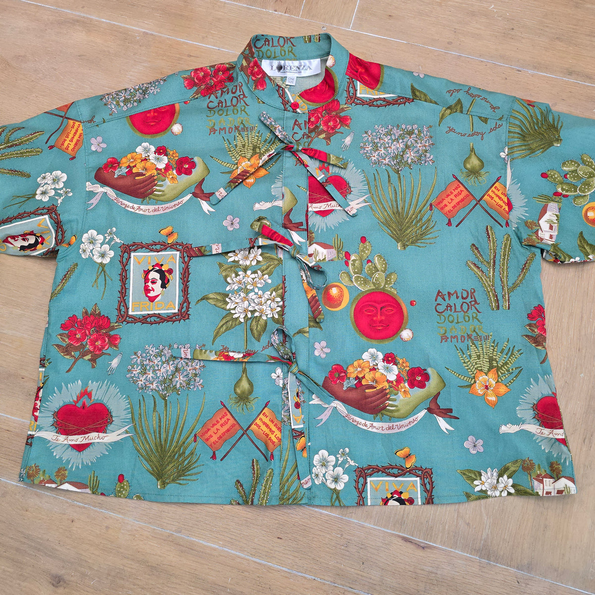 Fernanda Blouse – Viva Frida Blue