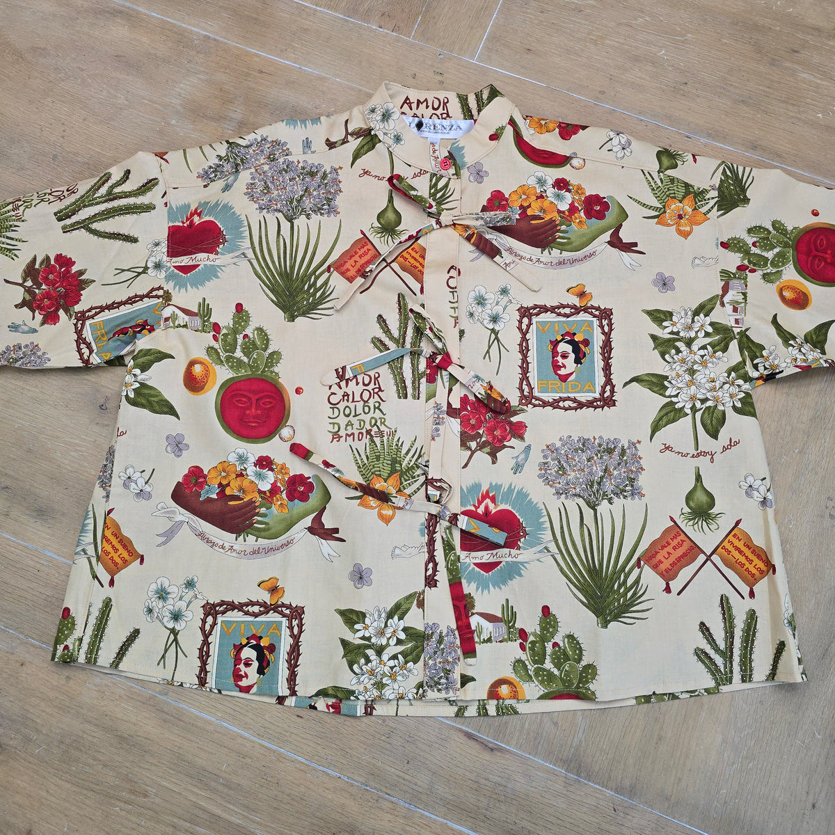 Fernanda Blouse – Viva Frida Parchment